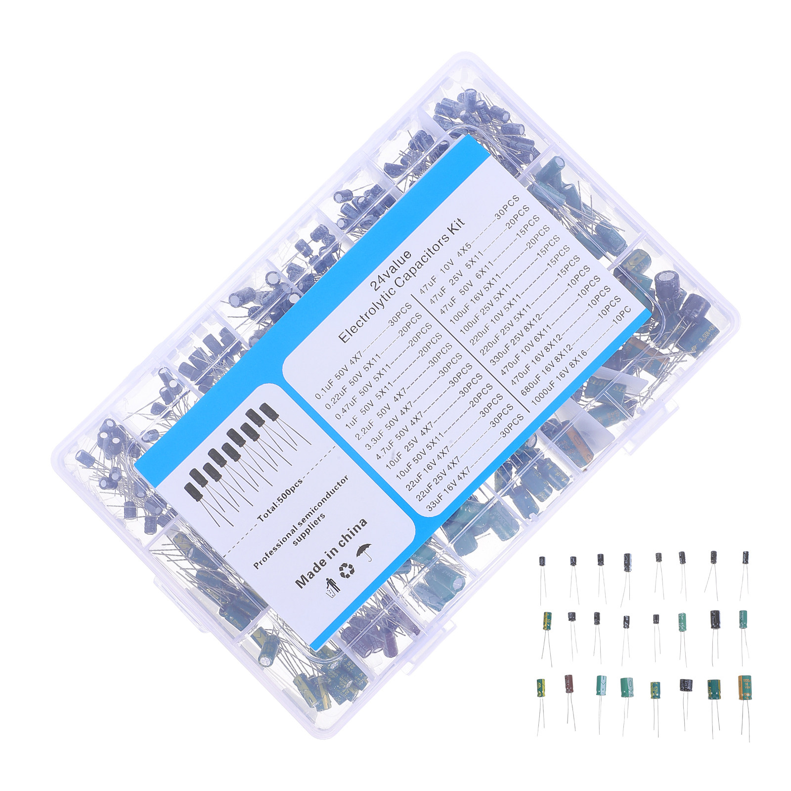 500Pcs Aluminum Electrolytic C - Electronics Repair In Usa review and price
